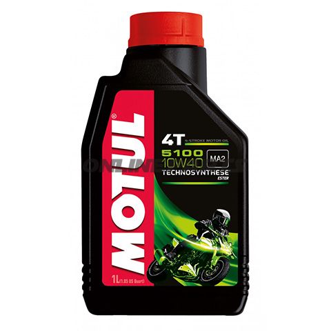 Oil 10W40 4-Stroke 1Lmotul 5100 Semi-Synth