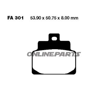 Brake Pads Carbon Scooter Ebc Sfac301alternative: 7872690