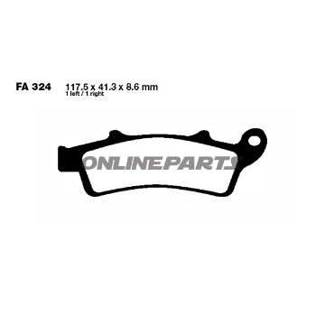 Brake Pads Carbon Scooter Ebc Sfac324alternative: 7873763