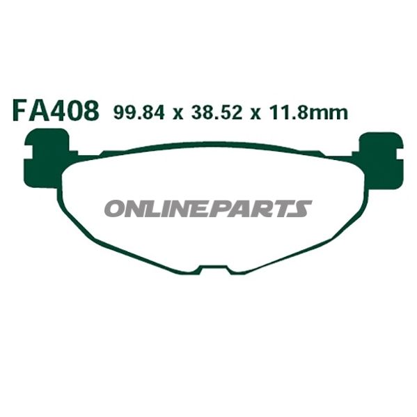 Brake Pads Carbon Scooter Ebc Sfac408alternative: 7871999