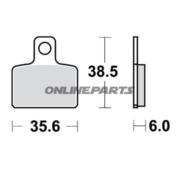 Brake Pads Scooter Std Trw Lucasor 7323272