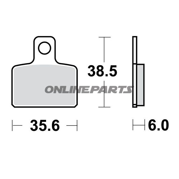 Brake Pads Scooter Std Trw Lucasor 7323272
