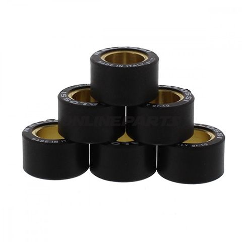 Malossi Roller Weight Set 8G17x12mm 6 Piece Set