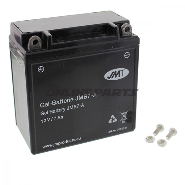 Battery Motorcycle Yb7-A Gel Jmtyu 7070592 3505 6-On 0067