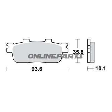 Brake Pads Std Trwaltn 7321789