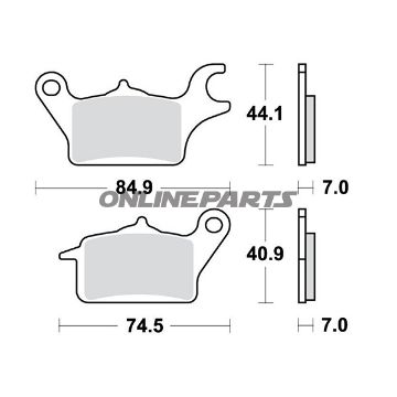Brake Pad Standard Trwoder 7370031