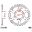 Rear Sprocket 47Tooth Pitch 530Inner Diameter 080 Bolt Spacing 104