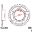 Rear Sprocket 44Tooth Pitch 525Inner Diameter 101 Bolt Spacing 124