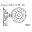 Rear Sprocket 45 Tooth Pitch 415Inner Diameter 28
