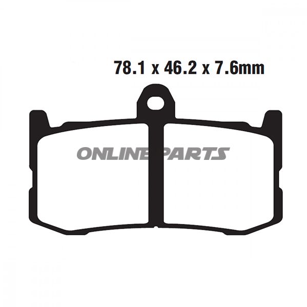 Brake Pad Sinter Gpfax Ebc Gpfax491hhalternative: 7870068