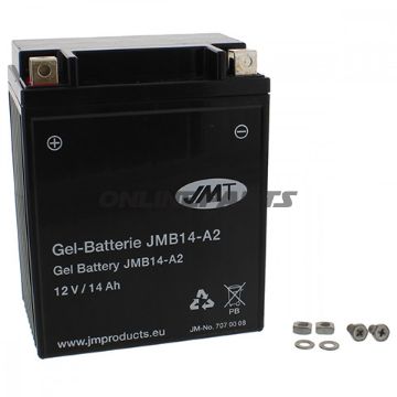 Batteri Motorcykel YB14-A2 Gel JMT 3315 0088