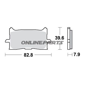 Brake Pads Sintered Sv Trwoder 7370182