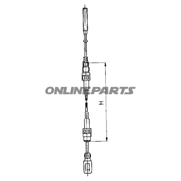 Brake Cable Knott 1000/1300