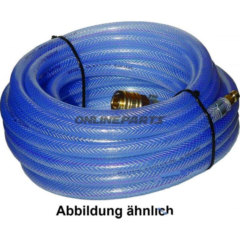 Druckluftschlauch Gewebe Lw9 5 Metermit Messing Kupplung + Nippel