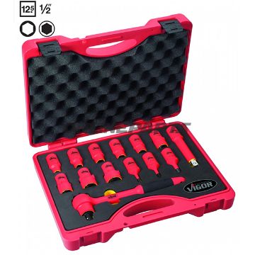 Socket Wrench Kit Vde 14Tlg