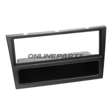 Radioblende 1-Din Blackmit Fach
