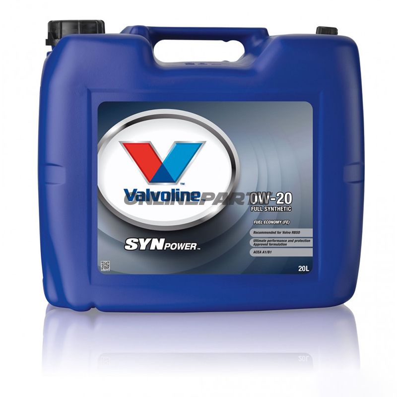 Engine Oil 0W20 Fe 20L Valsynpower M Incl Ablassh