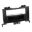 Radioblende 2-Din Blackmit Fach