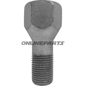 Wheel Nut M14x1.5X28 Ke 24Silver Pkg 10 Pcs