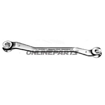 Double Ring Spanner Open 11X13cranked