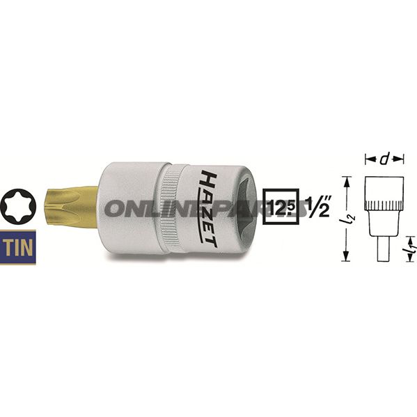 Insert Torx 1/2 T40 Length 55Mm