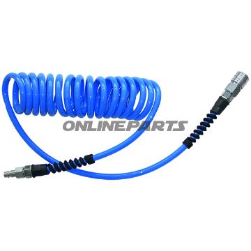 Spiralschlauch Pu 10X6.5 7.5 Metermit Kupplung Und Nippel