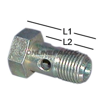 Hollow Screw M12x1.5Din 7623