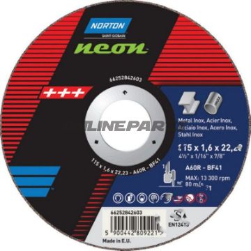 Cutting Disk 125X3.0 Crankednorton Neon Alternative: 5647359