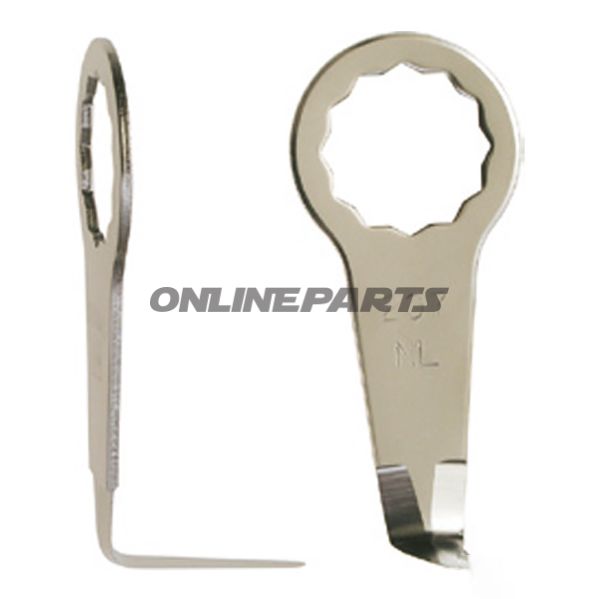 Messer Kit Fein 207 2Stckl Form Verzahnt 25.4 Mm