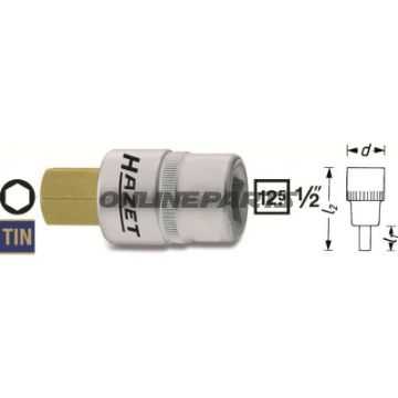 Innensechskant-Stecknuss 1/2 Zoll 4 Mmlength 60Mm