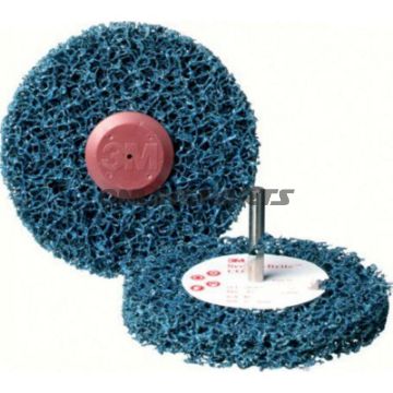Cleaning Discs 150X13x8mm 3Mm Schaft Gp Blue Soft