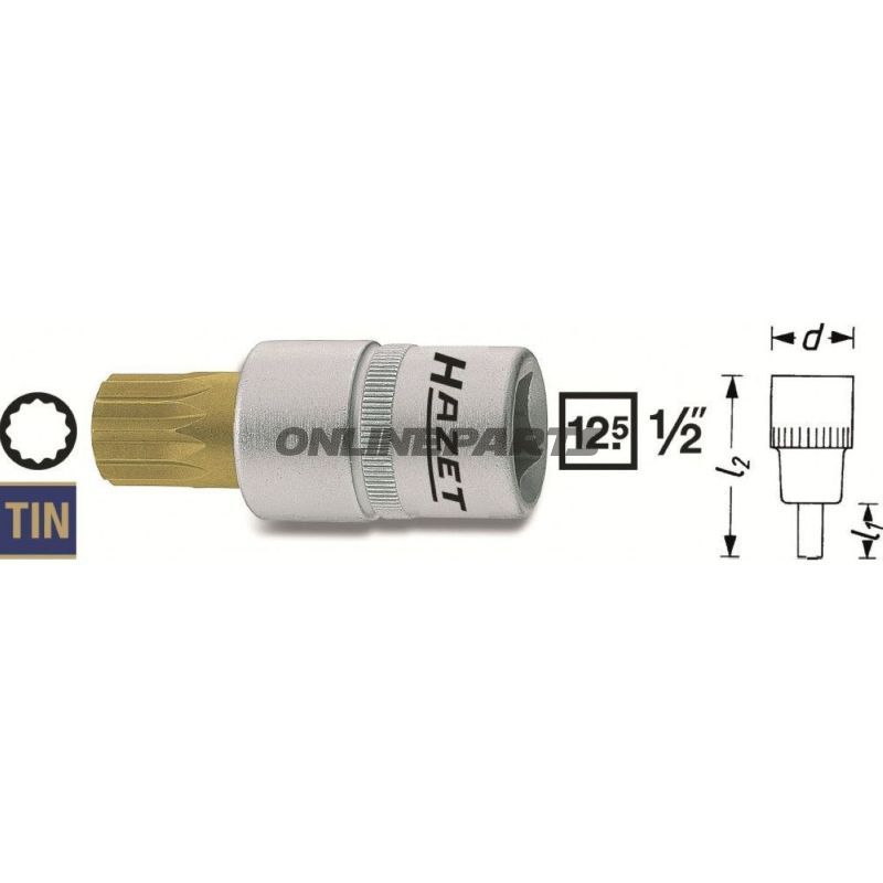 Insert Vielzahn 1/2 M18length 85Mm