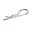 Federstecker 11024 Galvanized 2Mmpck 100 Pcs