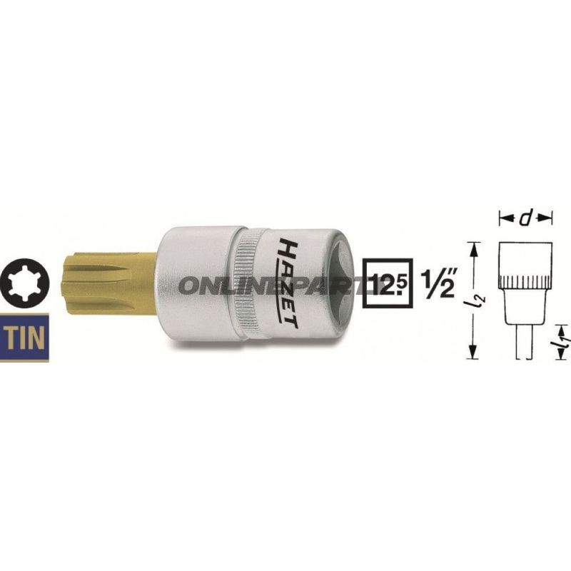 Insert Ribe 1/2 M10length 63Mm
