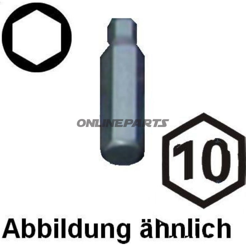Bit Innensechskant 7.1Mm Antriebuebermass Bit Length 40Mm