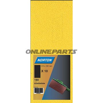 Sandpaper Stripes 115X280 K80sb-Packung 10 St G131f Ungel