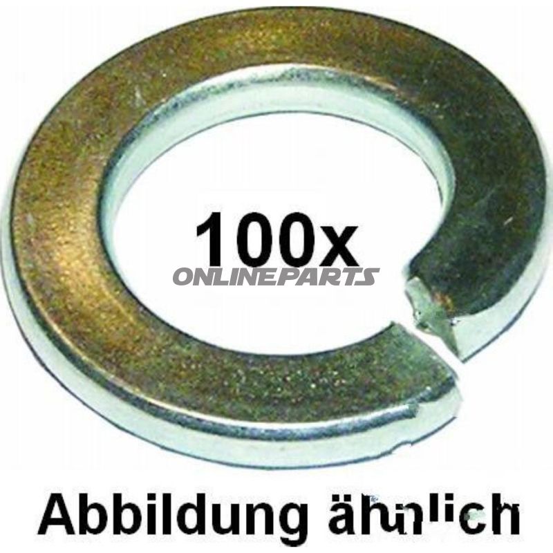 Fjederskive Vz M7 127Pack Contains 100 Pieces