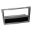 Radioblende 2-Din Alumit Fach
