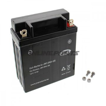 Battery Motorcycle 12N5-3B Gel Jmtsee Also 7078157, 7073158, 7070069