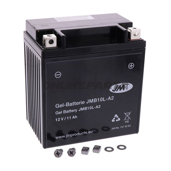 Battery Motorcycle Yb10l-A2 Gel Jmtyu 7070261 3026 6On 9050