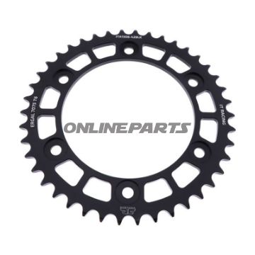 Rear Sprocket Aluminium 42 Tooth Pitch 520 Blackjt Inner Diameter 134 Bolt Spacing 160