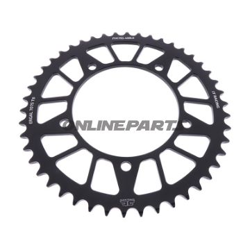 Rear Sprocket Aluminium 46 Tooth Pitch 520 Blackjt Inner Diameter 120 Bolt Spacing 140