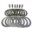 Clutch Kit Carbon Ebcplates Discs & Springs
