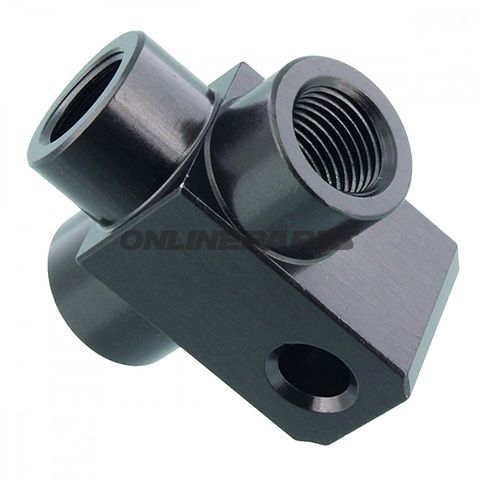 3-Wege Verteiler geschraubt Typ813 M10 x 1.00 anthrazit