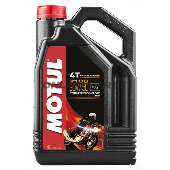 Motoröl 20W50 4T 4 Liter Motul synthetisch 7100