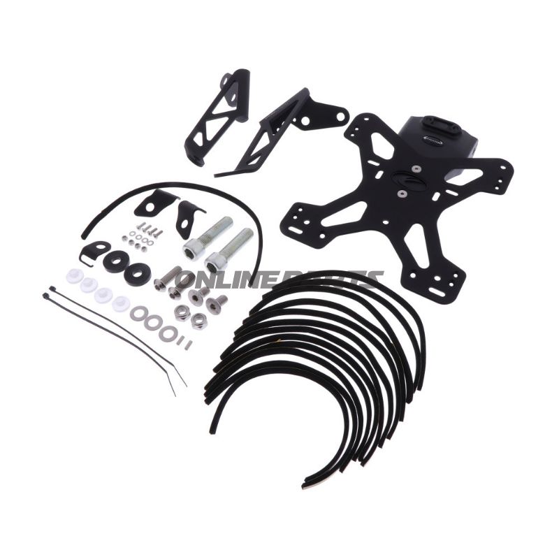 Nummernschildhalter Evotech schwarz