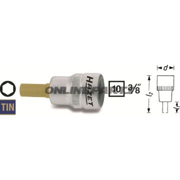 Innensechskant-Stecknuss 3/8 4 mm Länge 43MM