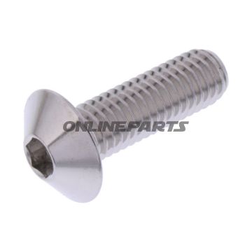 Linsenschraube M8X1.25 mm 25 mm Edelstahl V4A