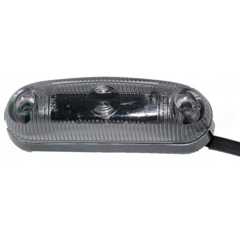 LED positionslys til trailer, hvid, 0,5 meter ledning