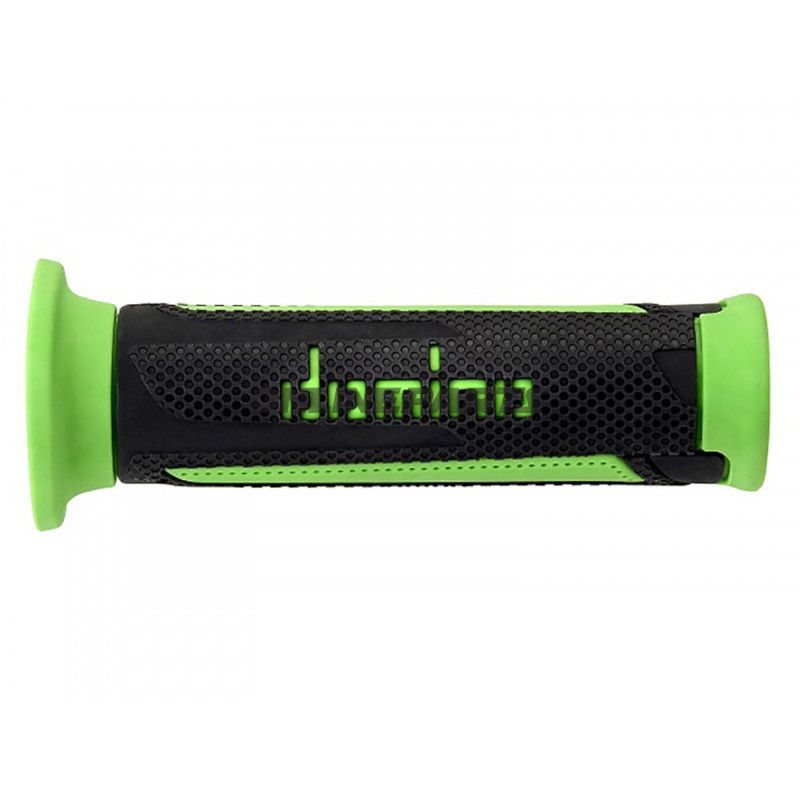Domino A350 sort / grå gummi greb diameter 22 mm. Længde 120 mm åben
